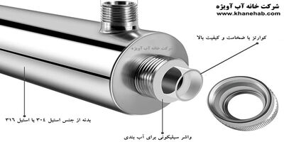 آموزش نصب لامپ یو وی آب 