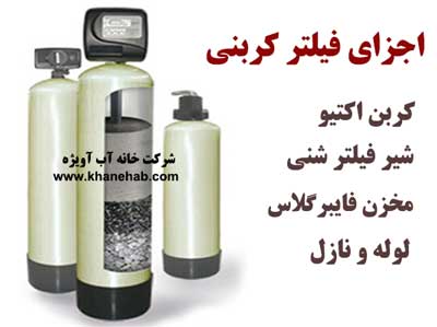 اجزای فیلتر کربن اکتیو