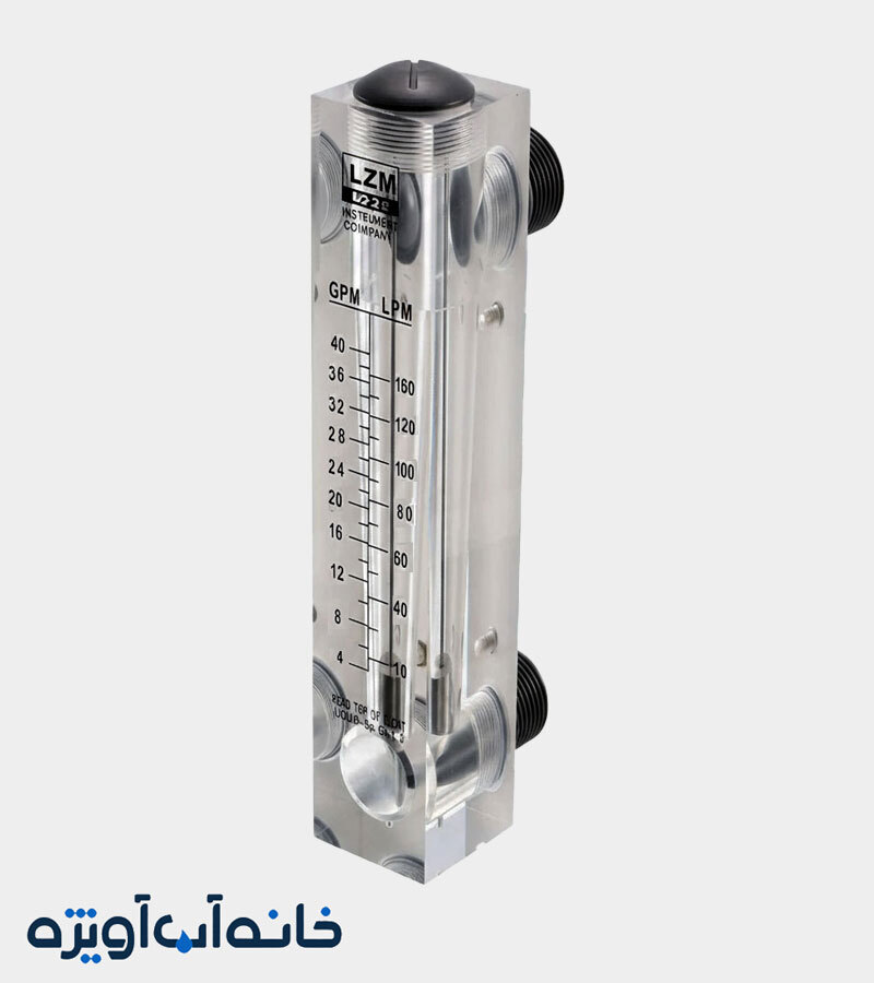 فلومتر تابلویی 40 گالن در دقیقه 40 gpm