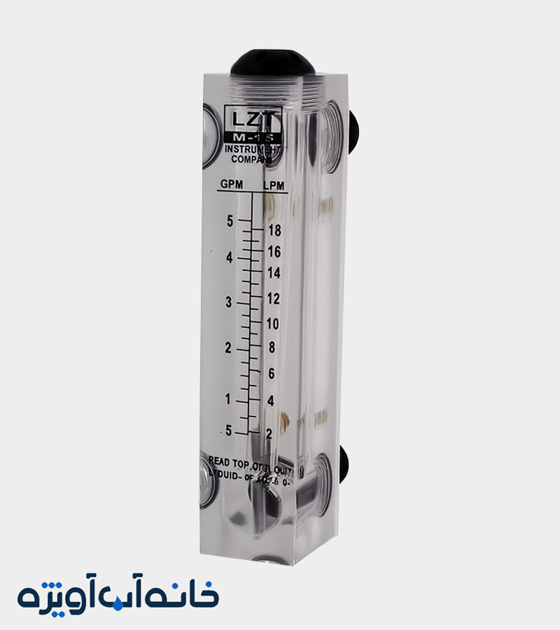 فلومتر تابلویی 5 گالن در دقیقه 5 gpm